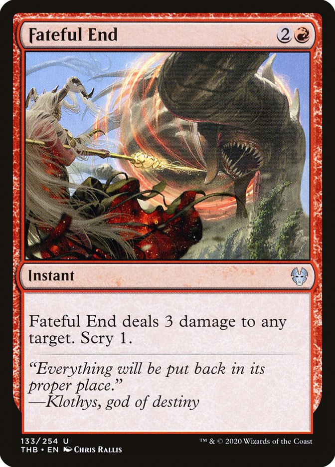 Fateful End front
