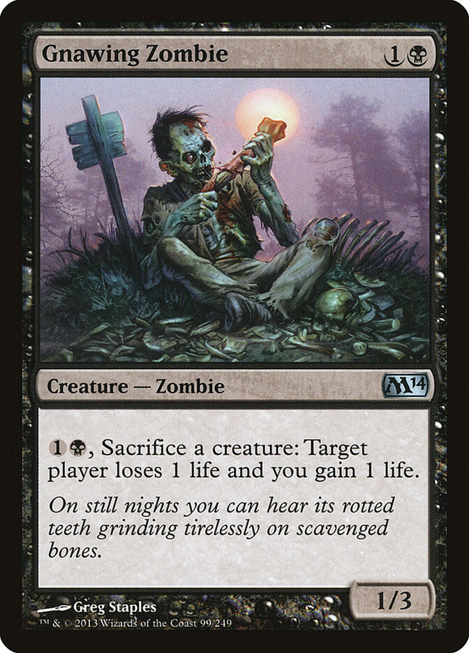 Gnawing Zombie front