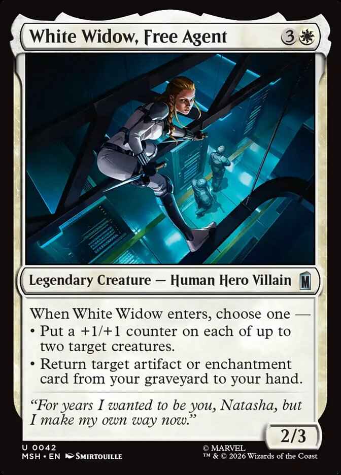 White Widow, Free Agent