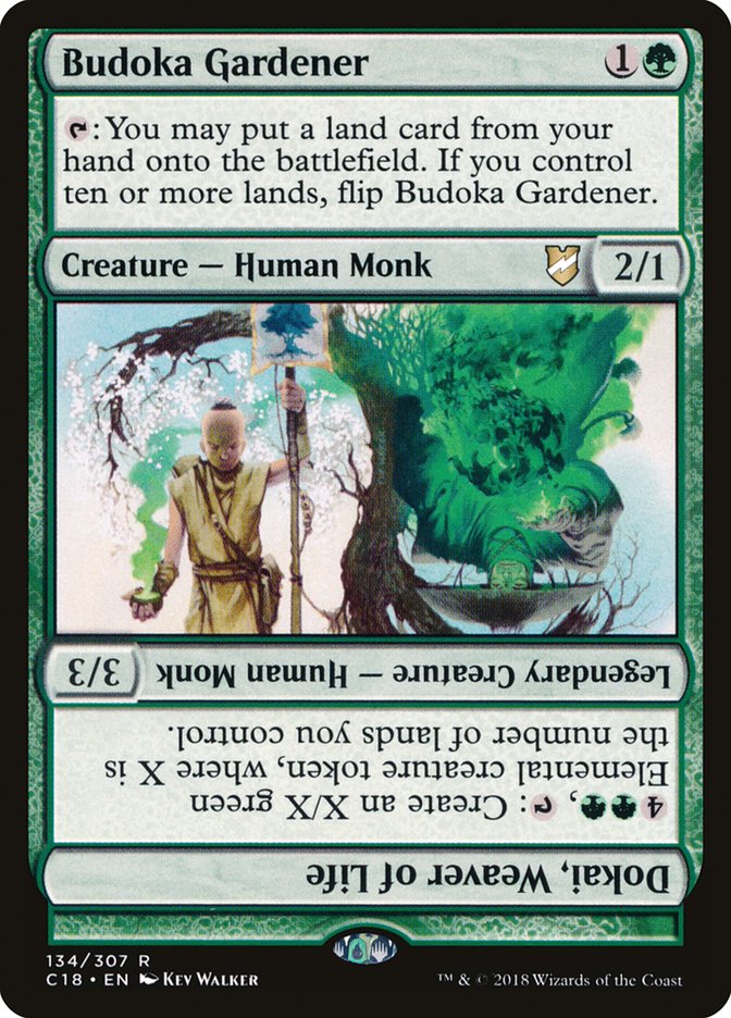 Budoka Gardener // Dokai, Weaver of Life back