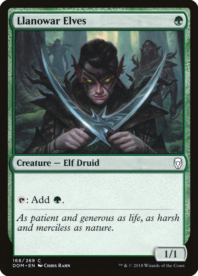 Llanowar Elves front