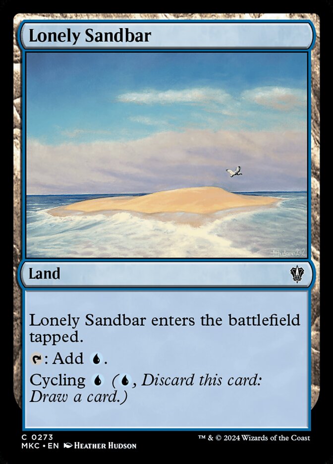 Lonely Sandbar front