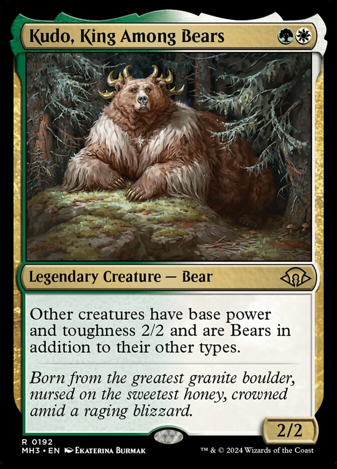 Kudo, King Among Bears front