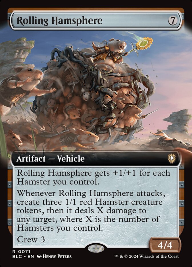 Rolling Hamsphere front