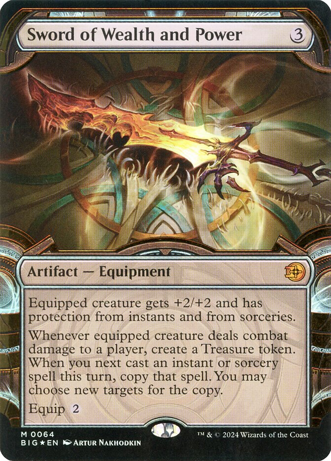 Sword of Wealth and Power front