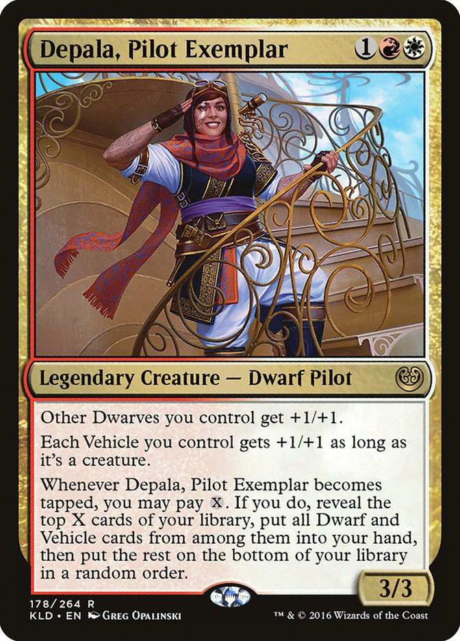 Depala, Pilot Exemplar front
