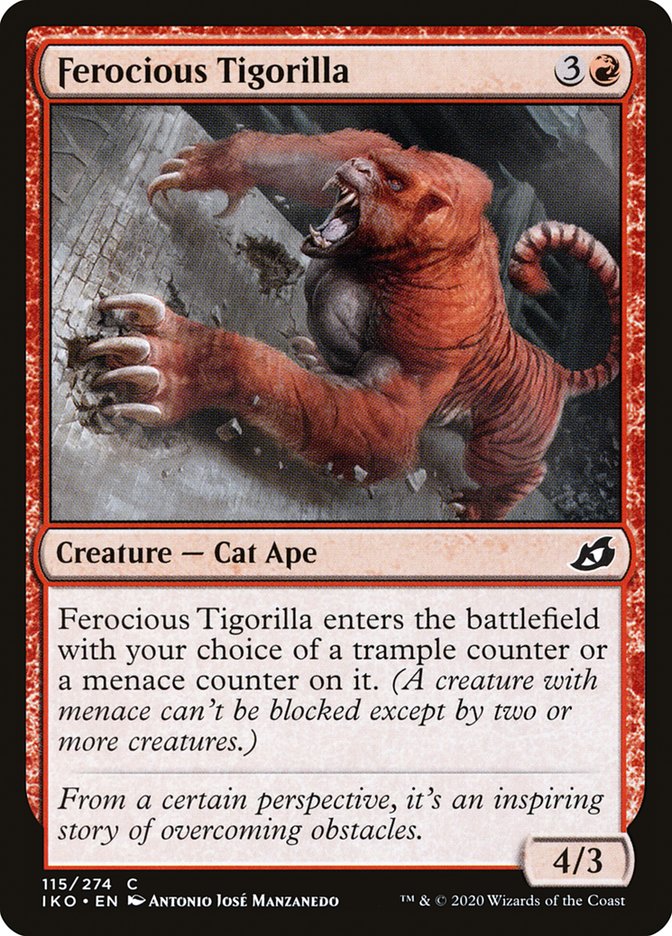 Ferocious Tigorilla front