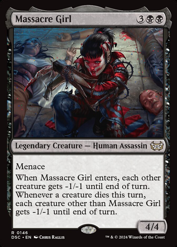 Massacre Girl front
