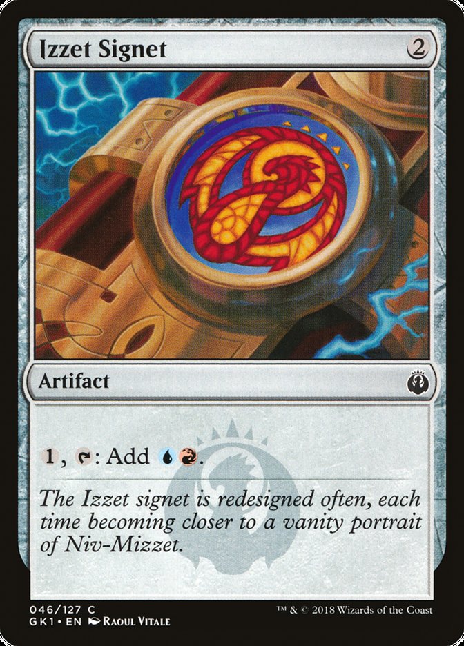 Izzet Signet front