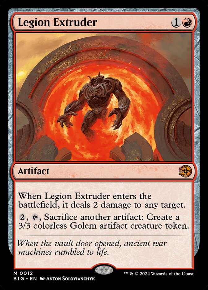 Legion Extruder front