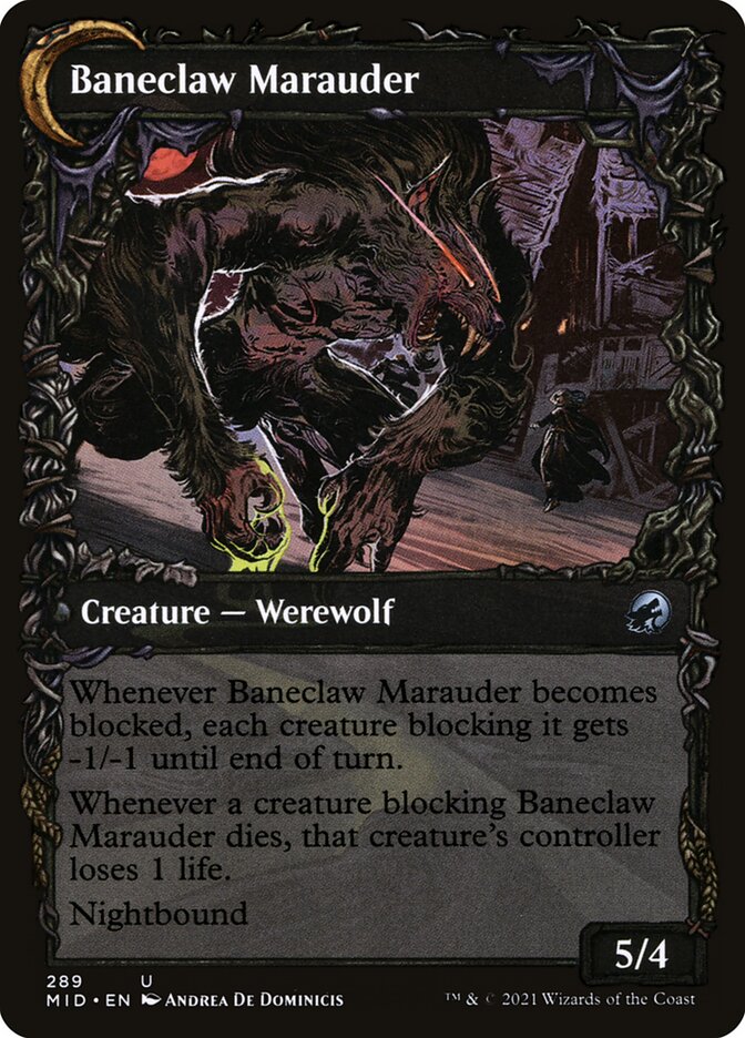 Baneblade Scoundrel // Baneclaw Marauder back