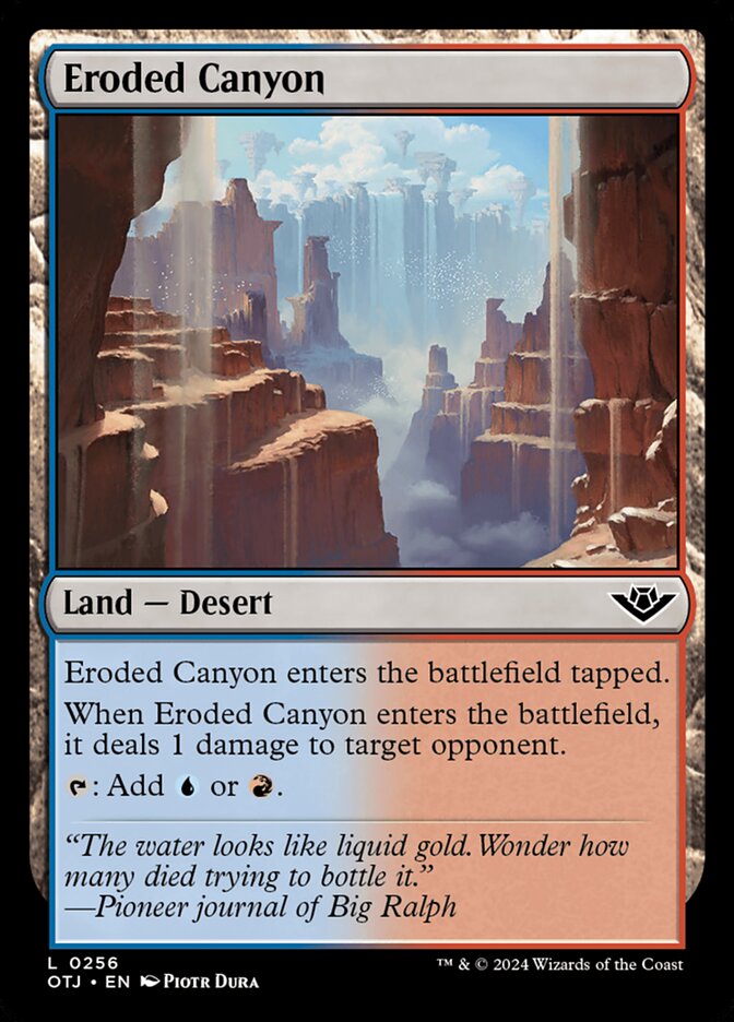 Eroded Canyon front