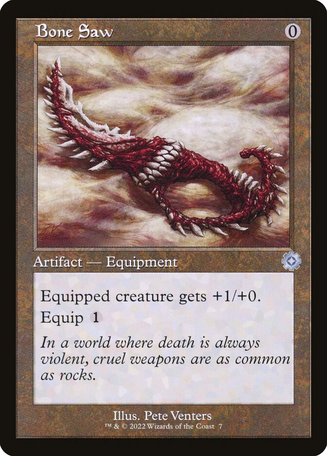 Bone Saw front