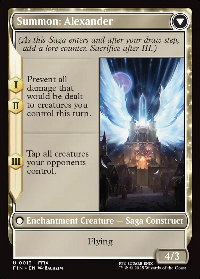 Crystal Fragments // Summon: Alexander back