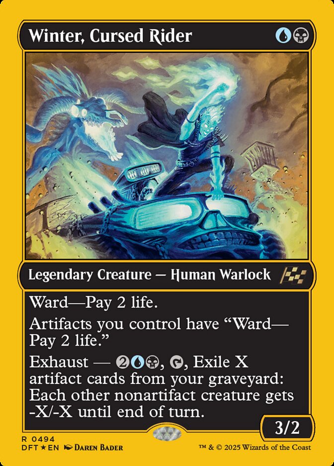 Winter, Cursed Rider front