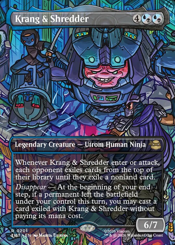 Krang & Shredder front