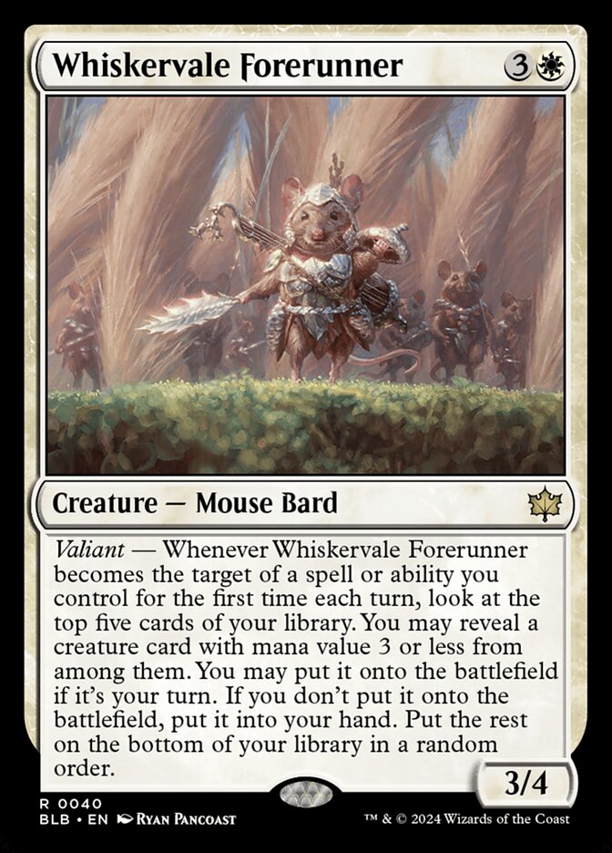 Whiskervale Forerunner front