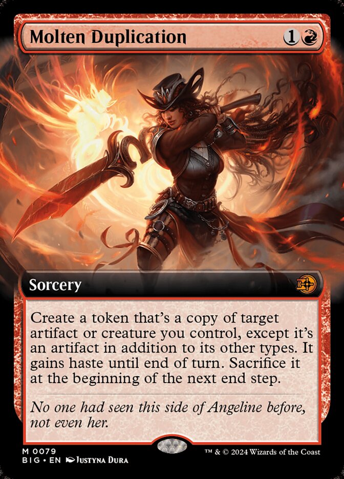Molten Duplication front