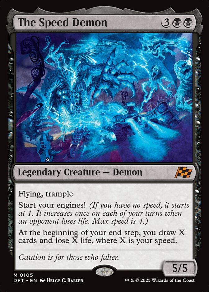 The Speed Demon front