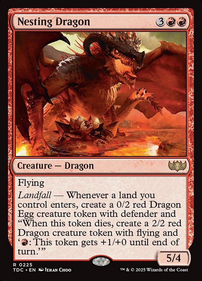 Nesting Dragon front
