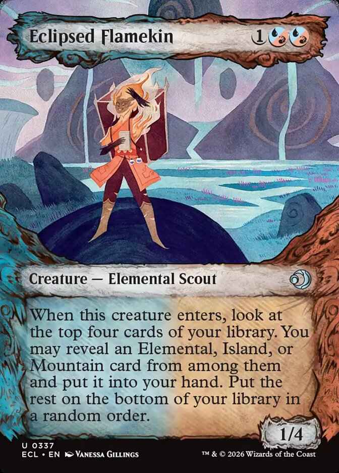 Eclipsed Flamekin (Borderless)