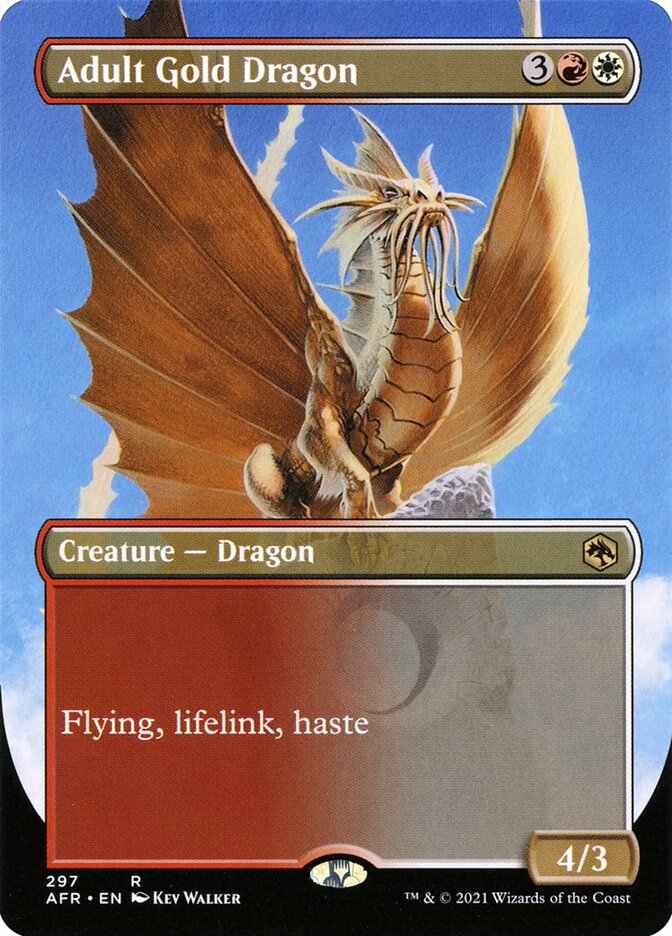 Adult Gold Dragon front