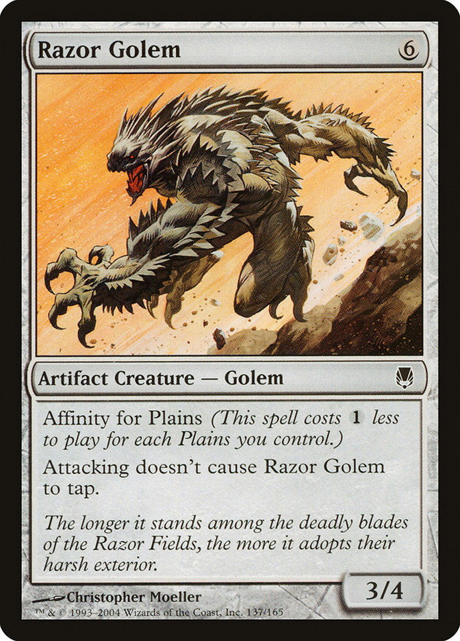 Razor Golem front