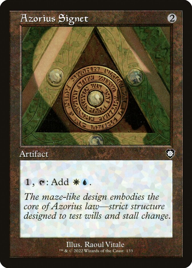 Azorius Signet front