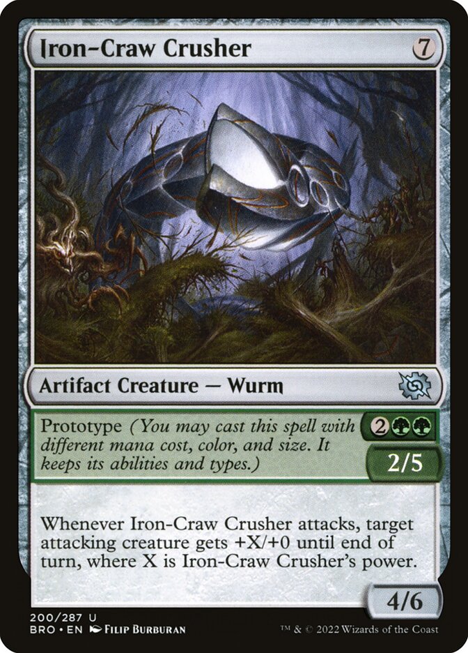 Iron-Craw Crusher front