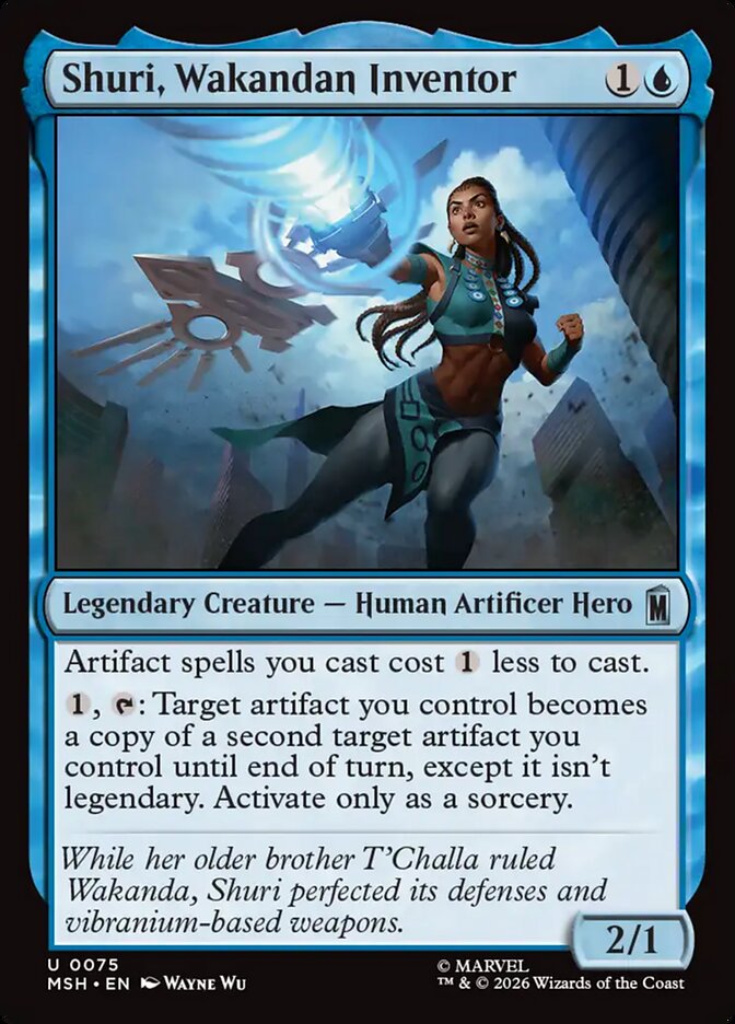 Shuri, Wakandan Inventor front
