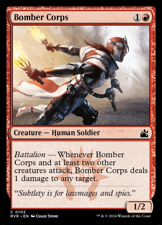 Bomber Corps front