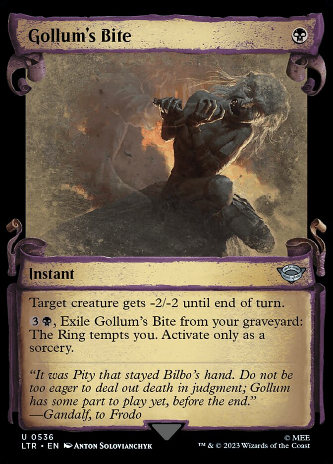 Gollum's Bite front