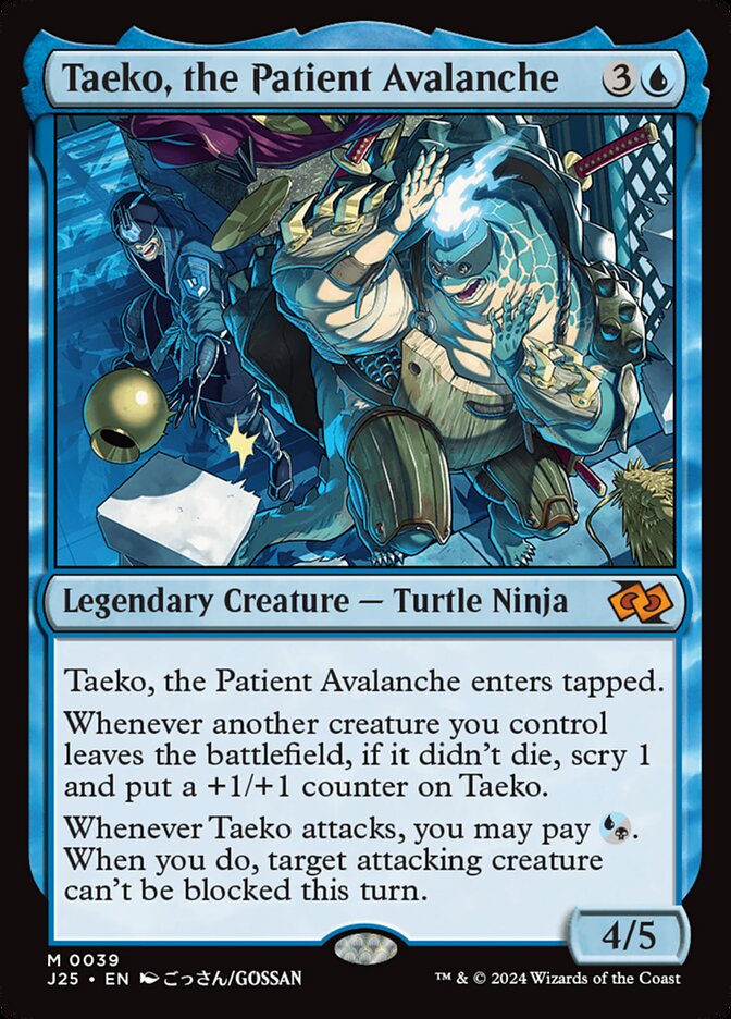 Taeko, the Patient Avalanche front