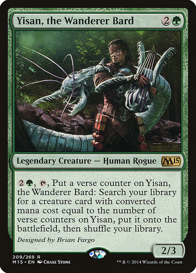 Yisan, the Wanderer Bard front
