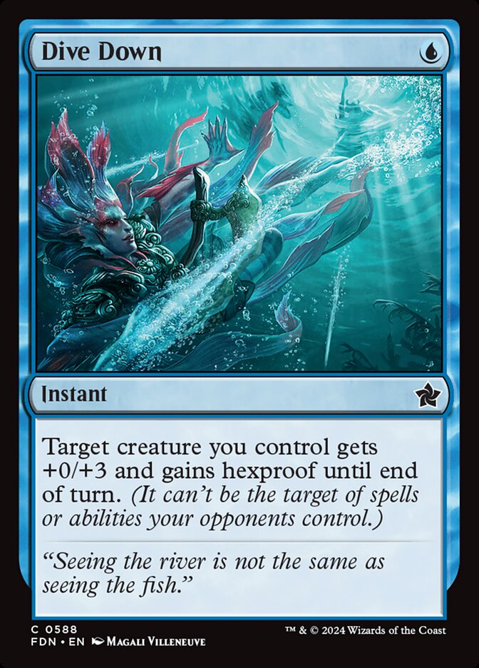 Dive Down front