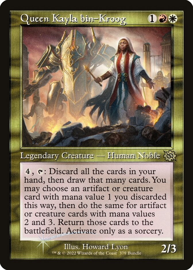 Queen Kayla bin-Kroog front