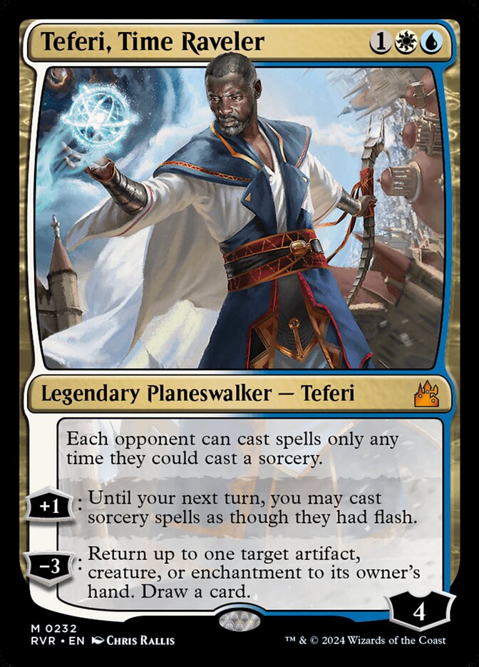 Teferi, Time Raveler front