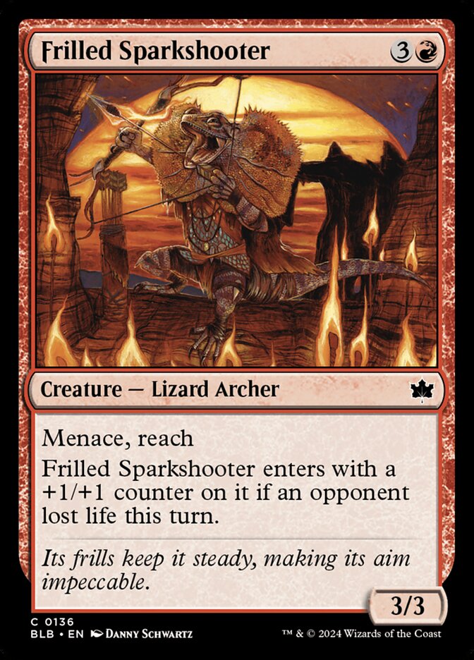 Frilled Sparkshooter front