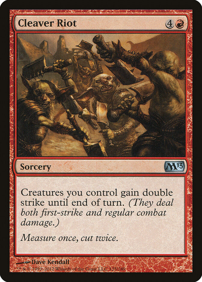 Cleaver Riot front