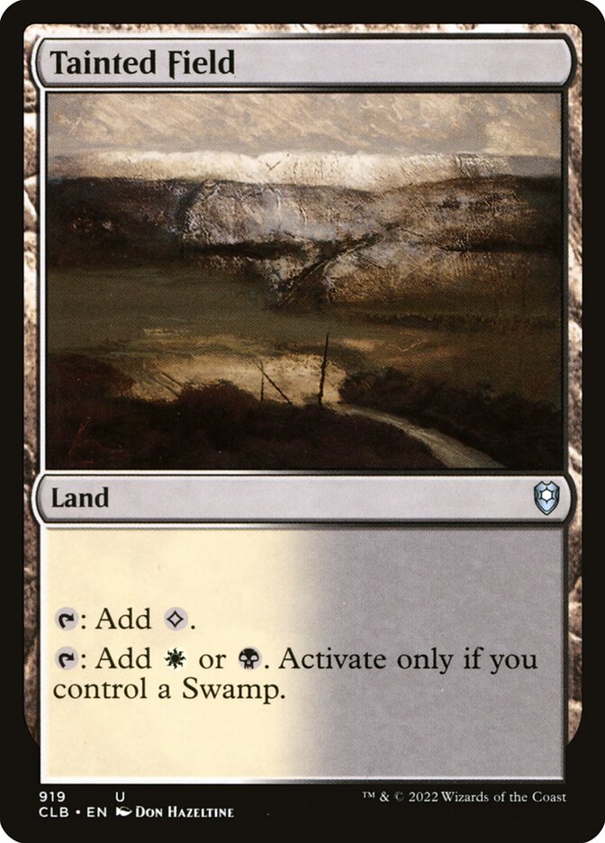 Tainted Field front