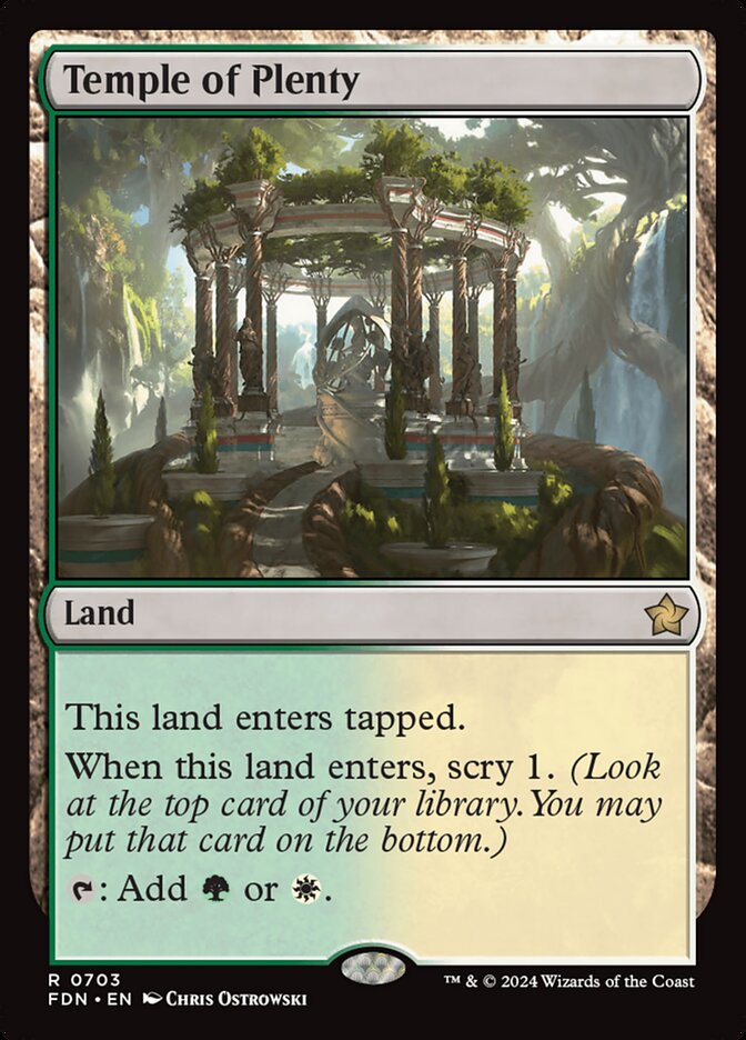 Temple of Plenty front