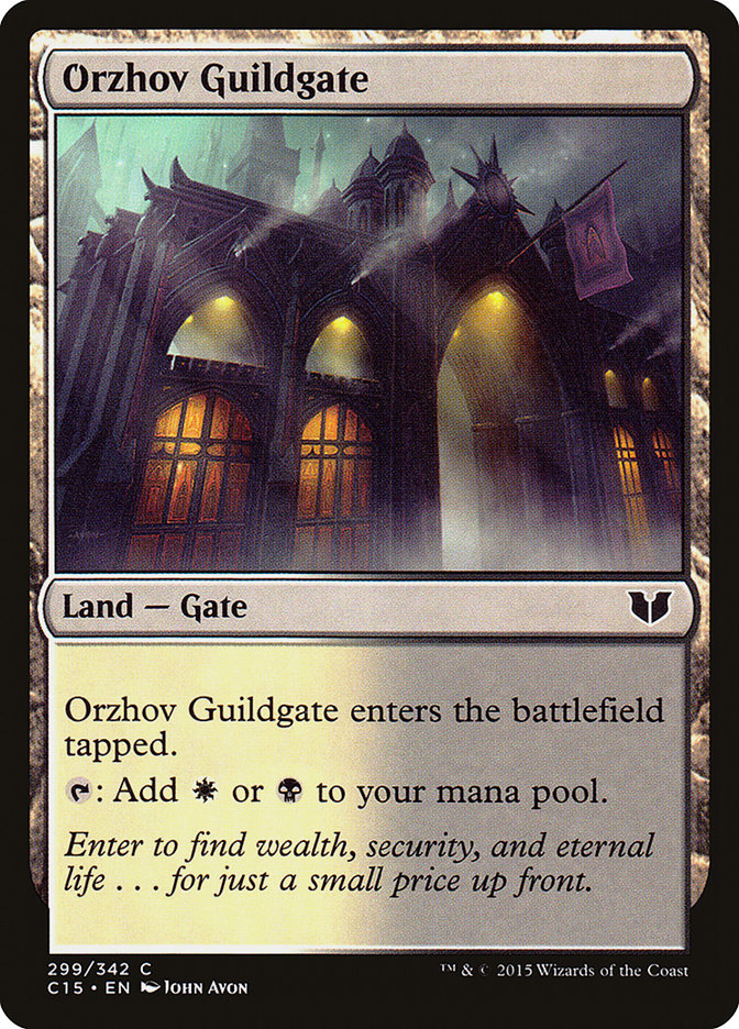 Orzhov Guildgate front