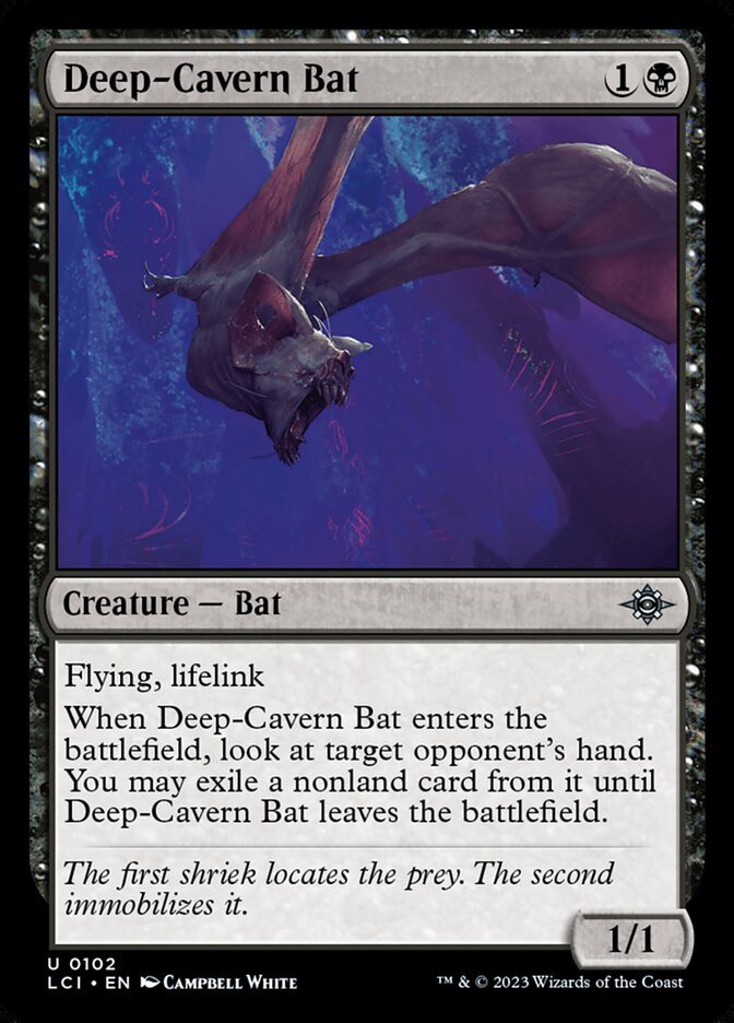 Deep-Cavern Bat front