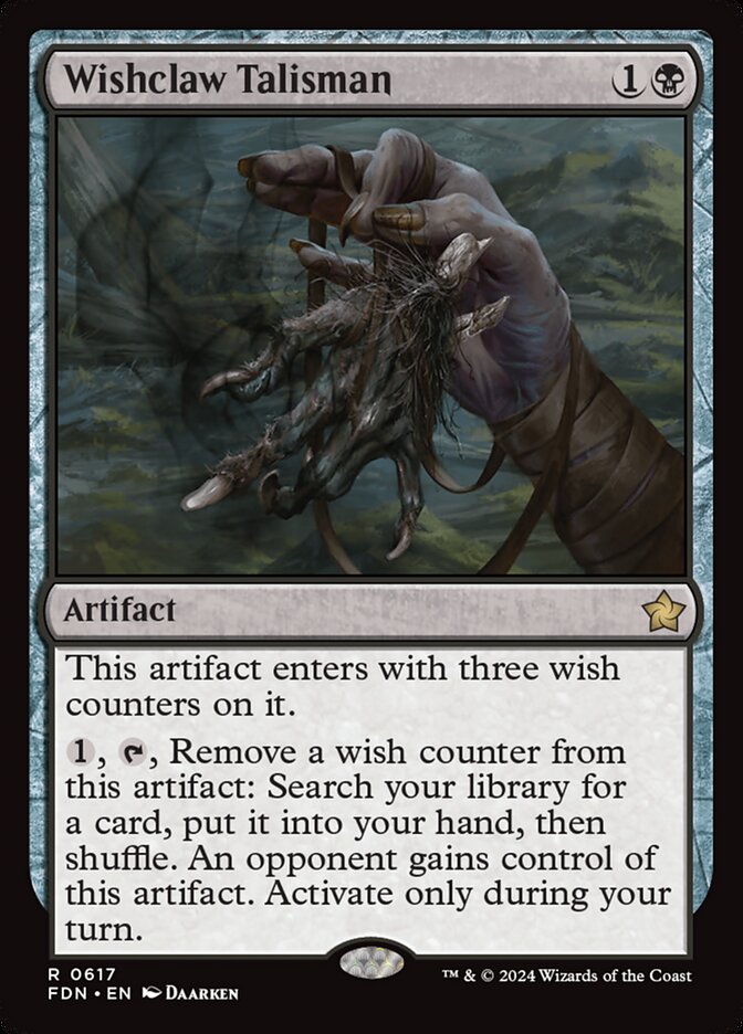 Wishclaw Talisman front