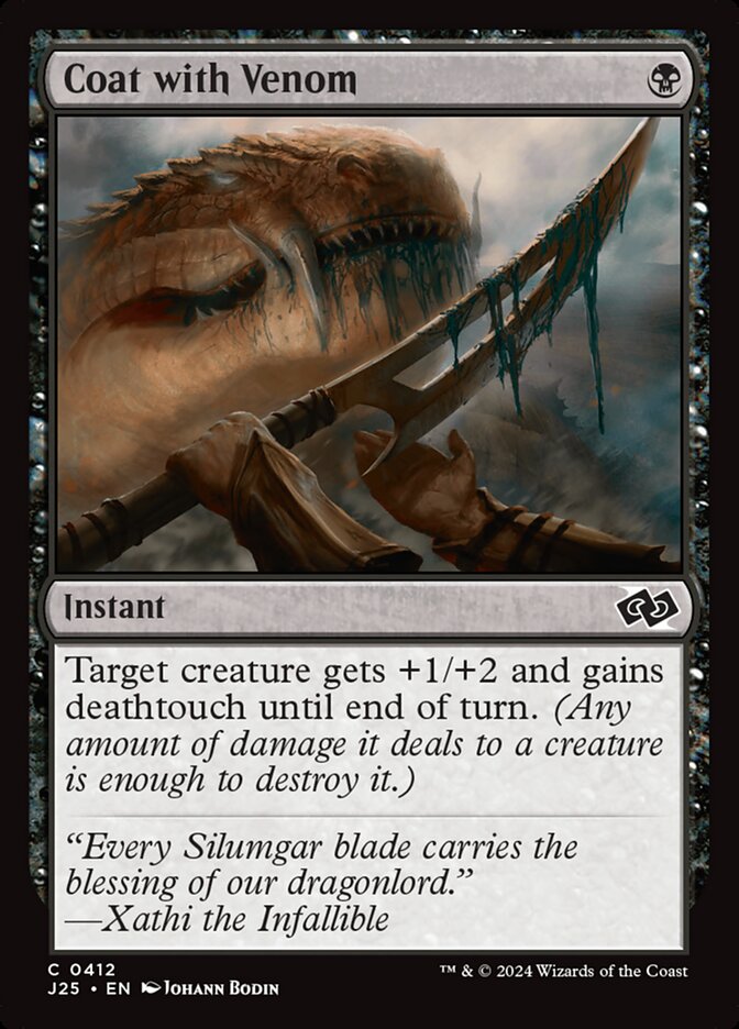 Coat with Venom front