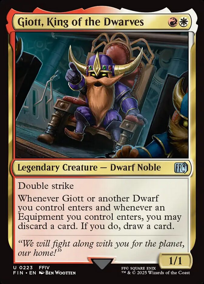 Giott, King of the Dwarves front