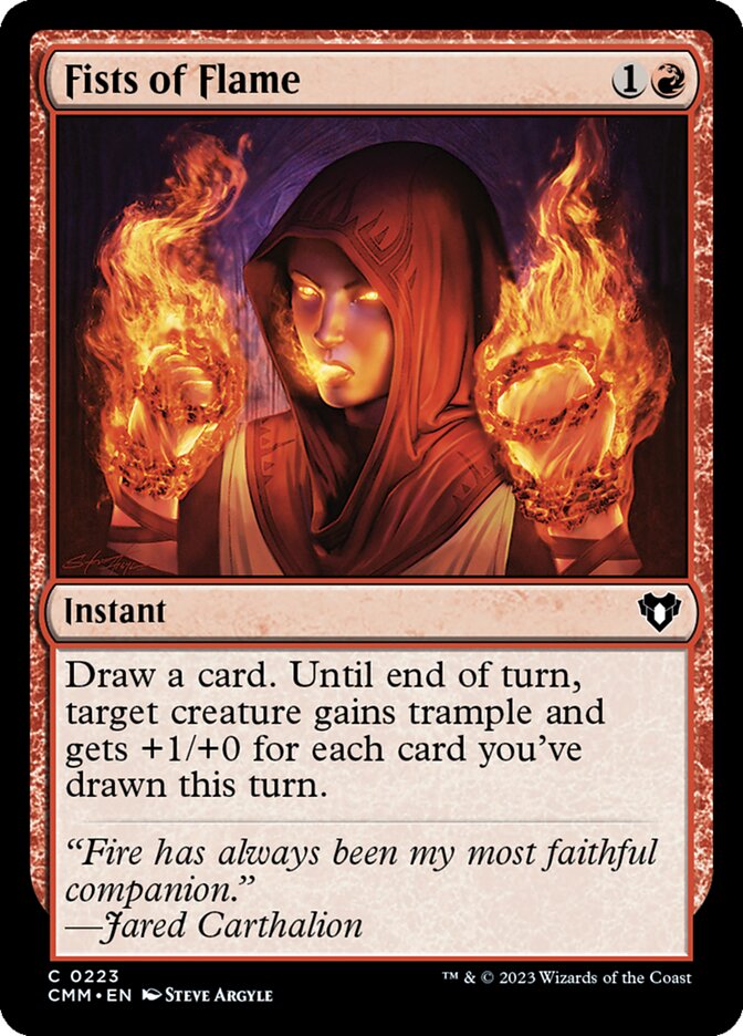Fists of Flame front