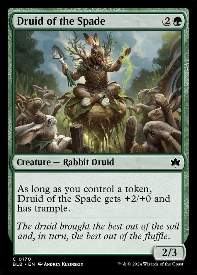 Druid of the Spade front
