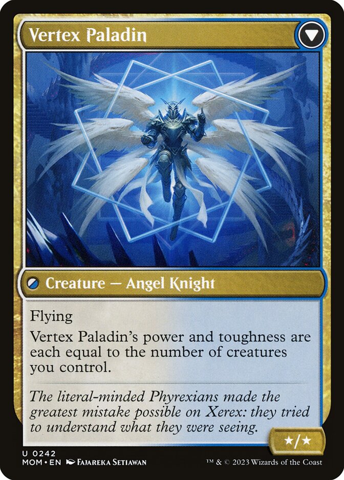 Invasion of Xerex // Vertex Paladin back