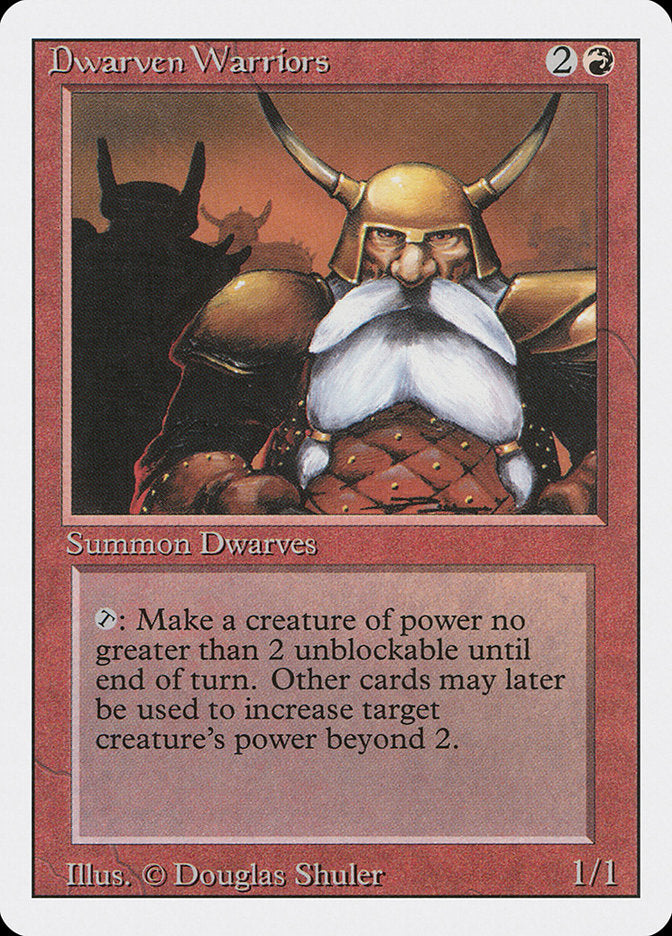 Dwarven Warriors front